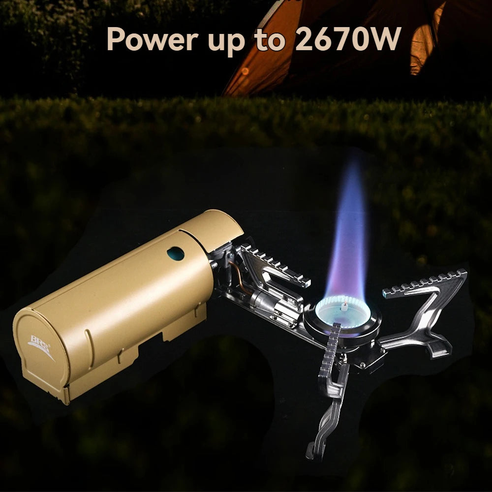 BRS Portable Folding Butane Stove - Green (CP-250) BRS-99