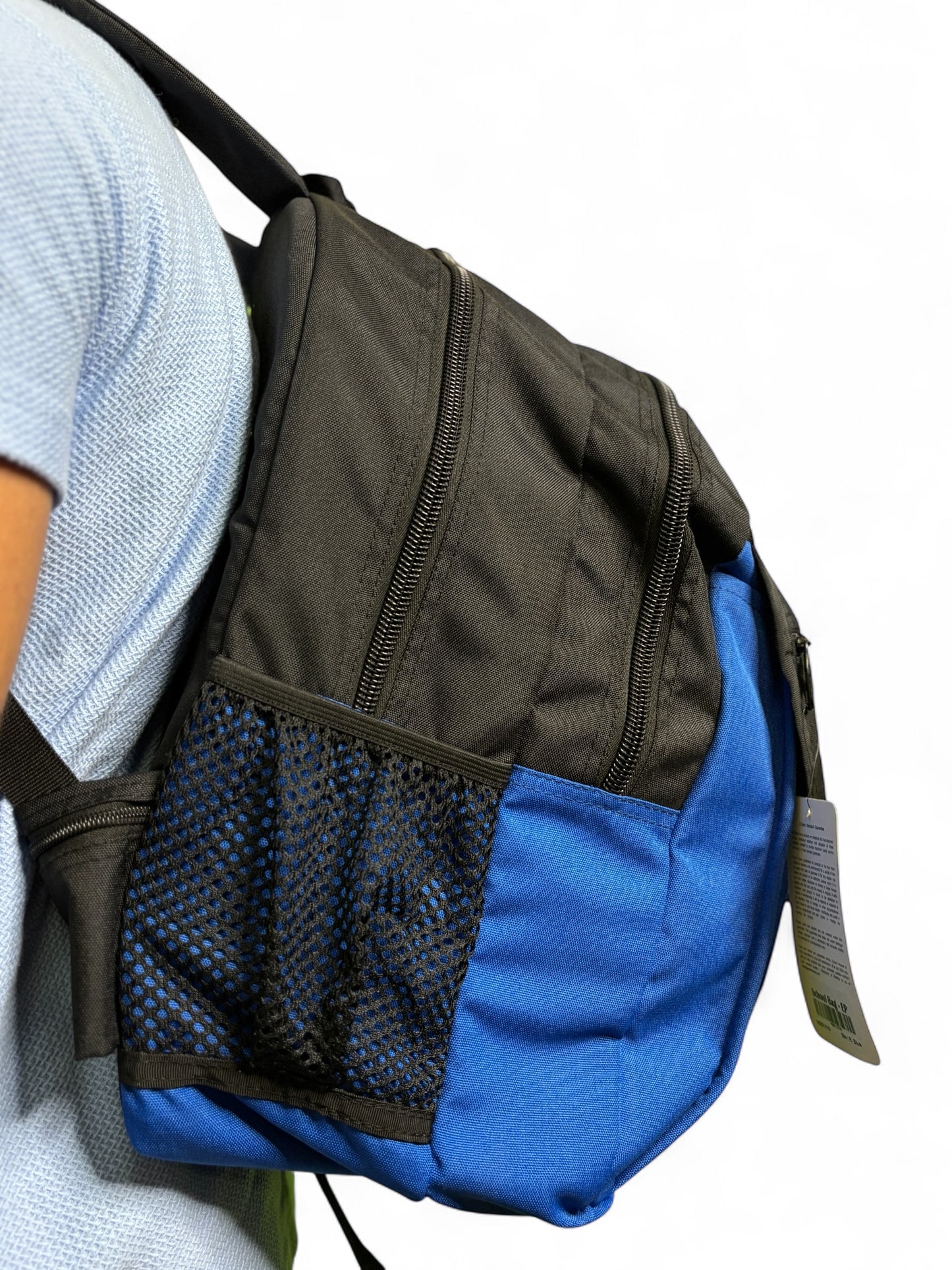 School Bag – EP | Blue & Rust