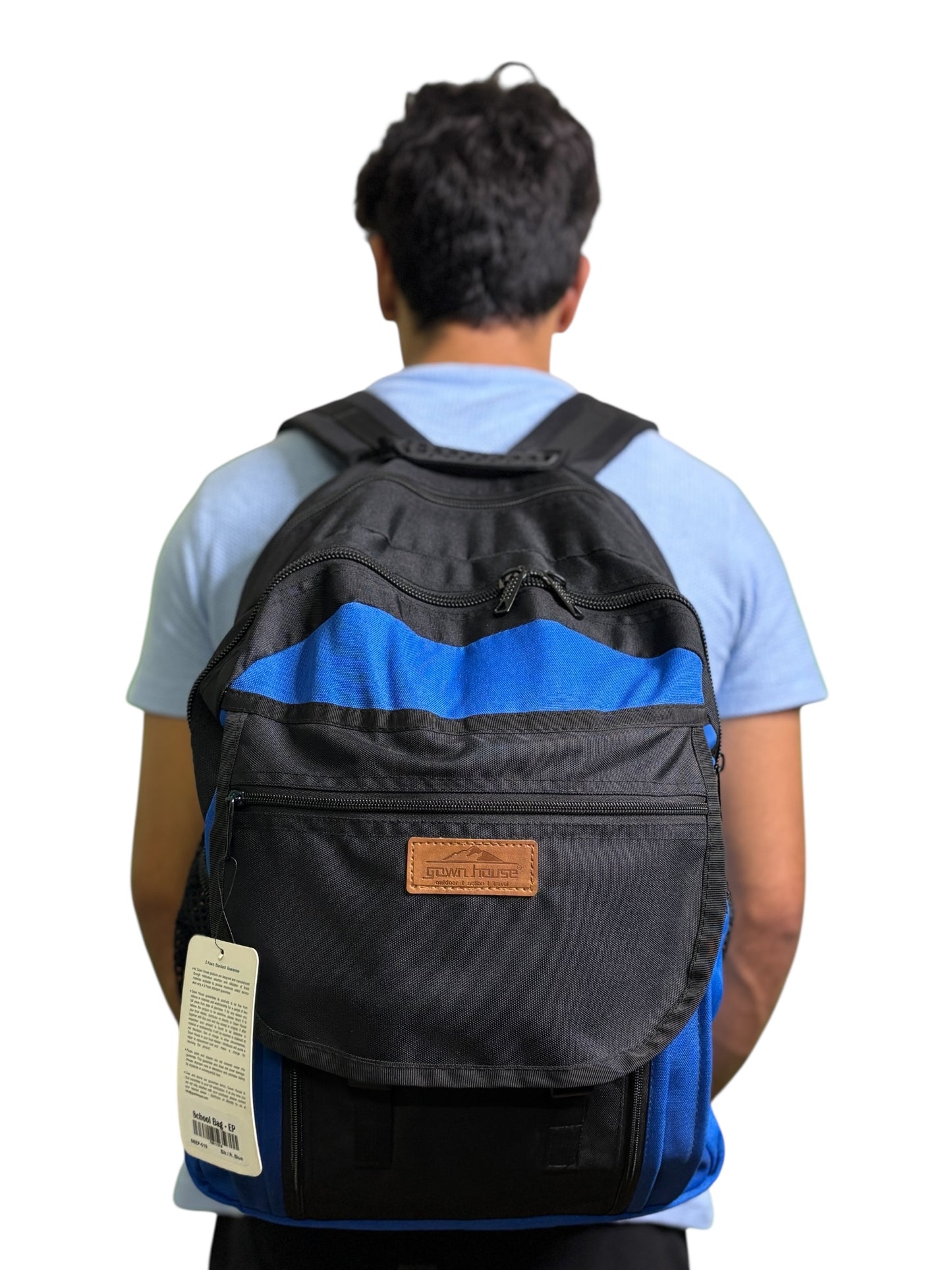 School Bag – EP | Blue & Rust