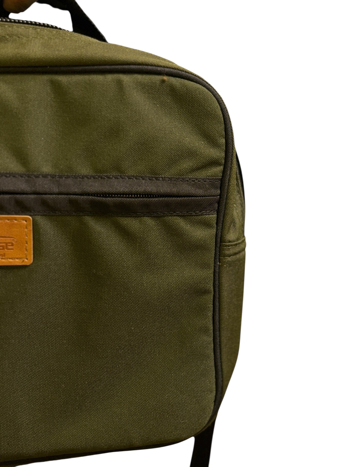 Classic Rectangular Cordura Handbag – Green