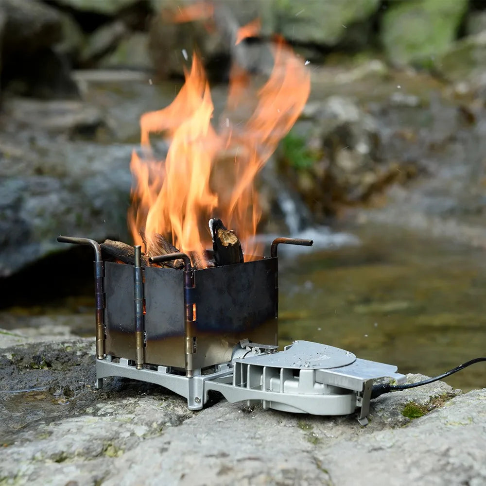 BRS Camping Wood Stove with Air Blower BRS-116