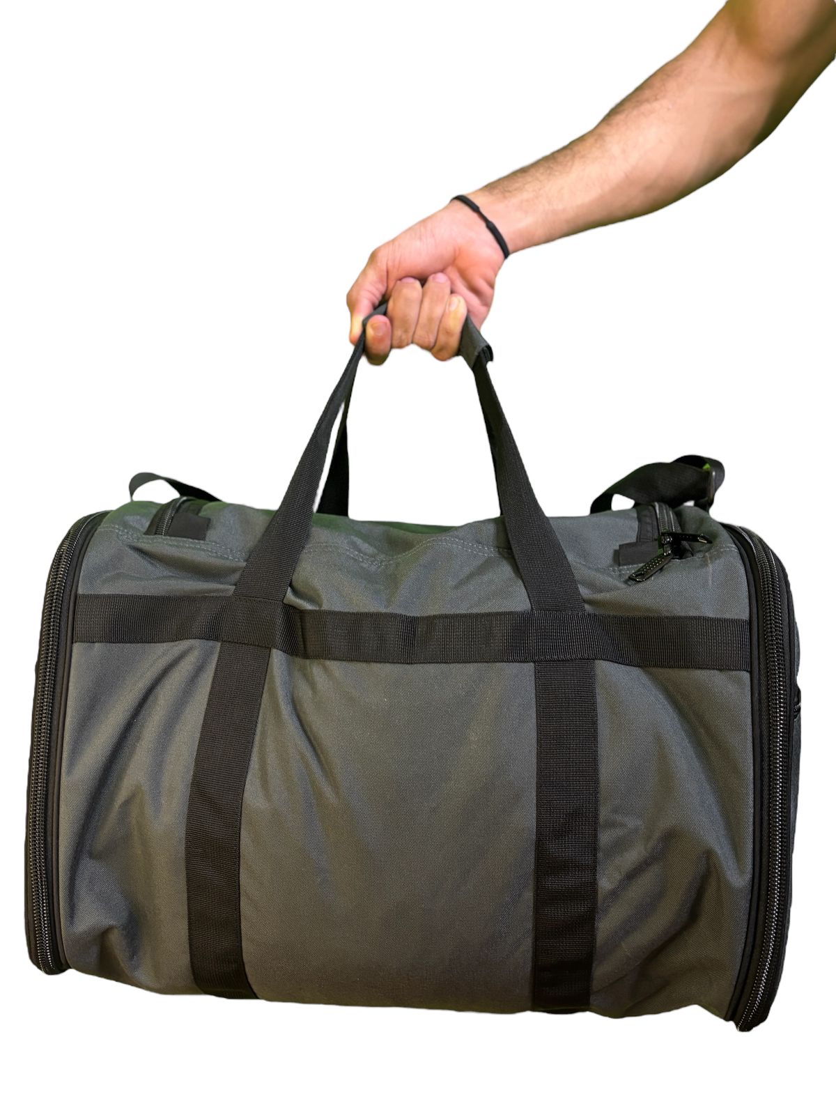 Small Travel Duffel Bag – Dark Grey Edition